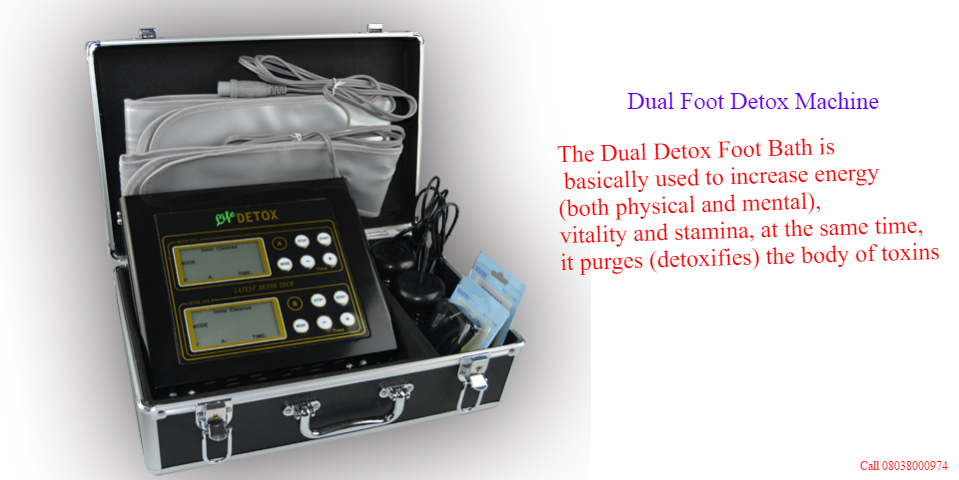 Dual Ionic Foot Detox Machine