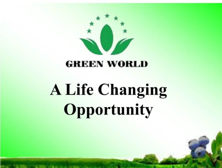Green World Network Marketing Business: Unlocking Job Opportunities for Youth and Sit-at-Home Moms
