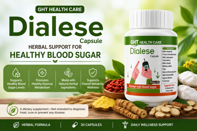 GHT Dialese Capsule: Herbal Support for Healthy Blood Sugar and Metabolic Wellness